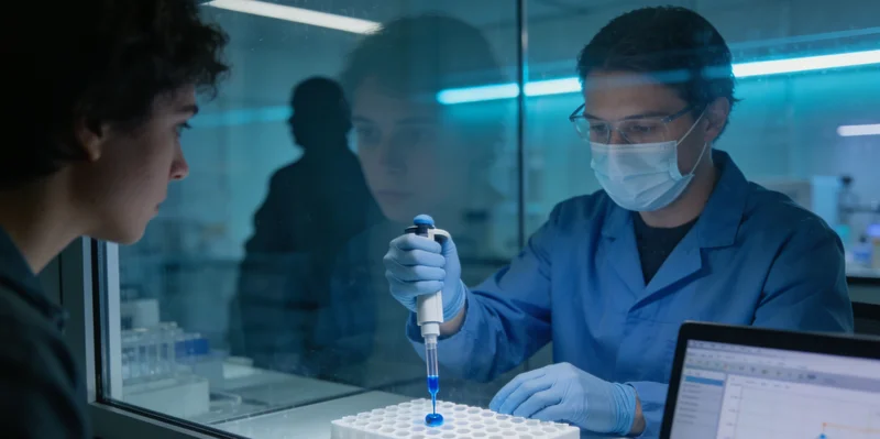 现代化基因检测实验室内部环境