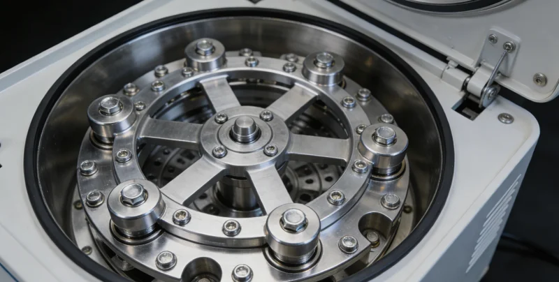 专业基因检测实验室内部,展示精