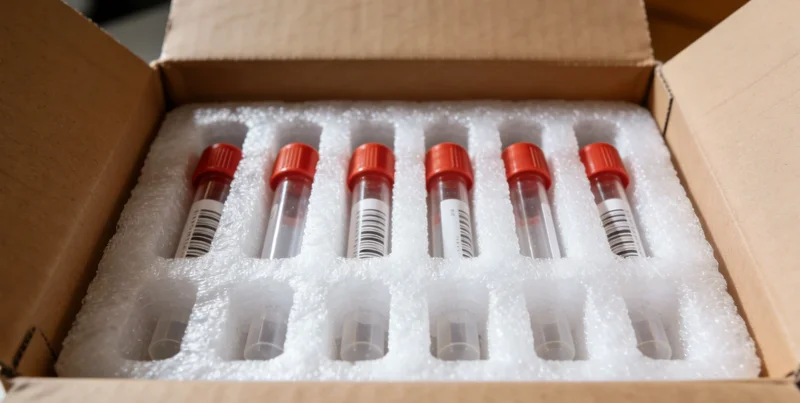 特写：一个密封的档案袋，上面印