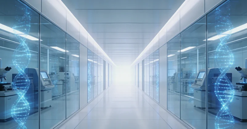 一份详细的基因检测报告，旁边有