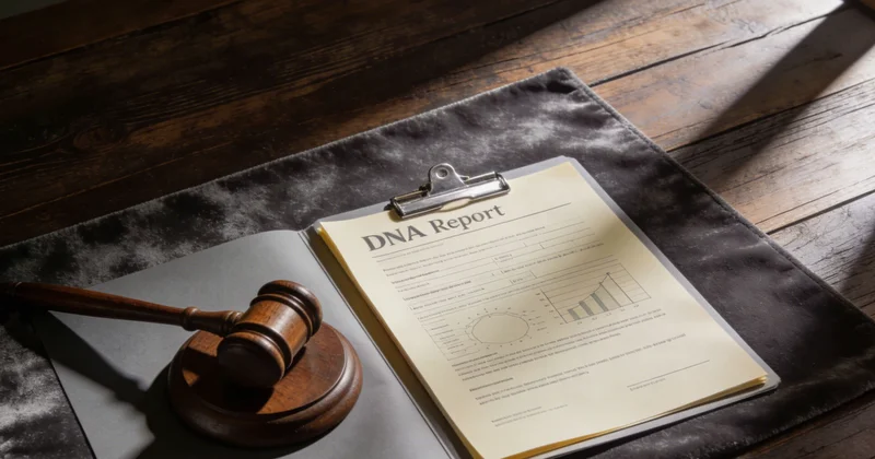 诊室里，医生正拿着检测报告，向