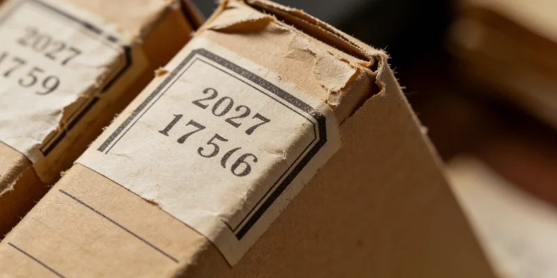 医生在办公室内查看化验单,表情