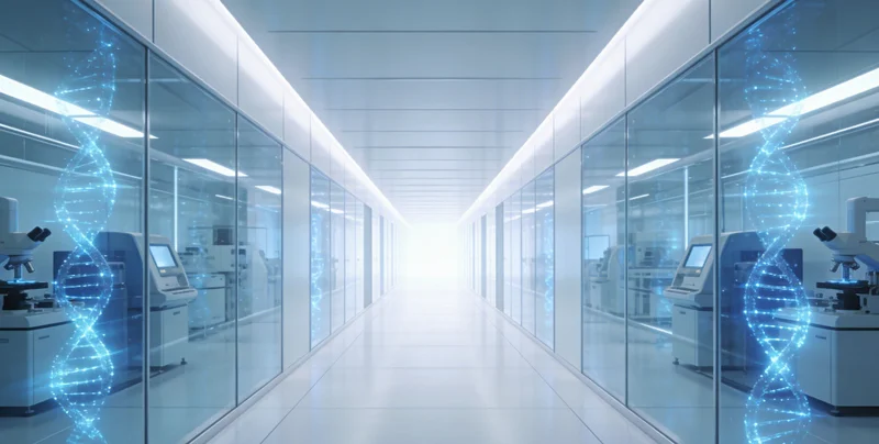 家庭在服务点查看清晰的检测报告