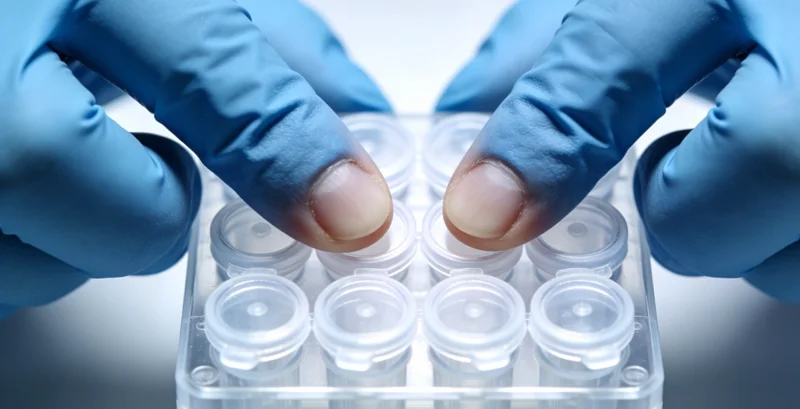 专业医生正在为咨询者讲解肠癌基因检测报告