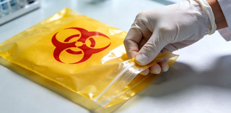 专业人员在实验室内进行基因检测