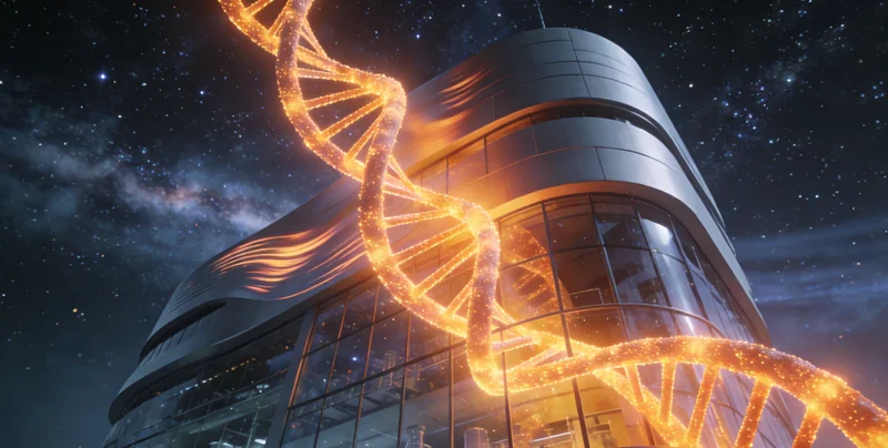 珠海现代化城市与医疗建筑，寓意健康生活