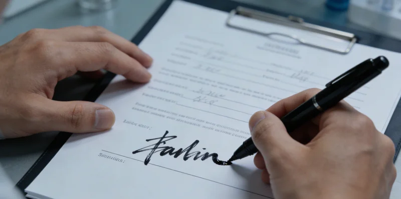 医生正在为咨询者分析胸部影像学