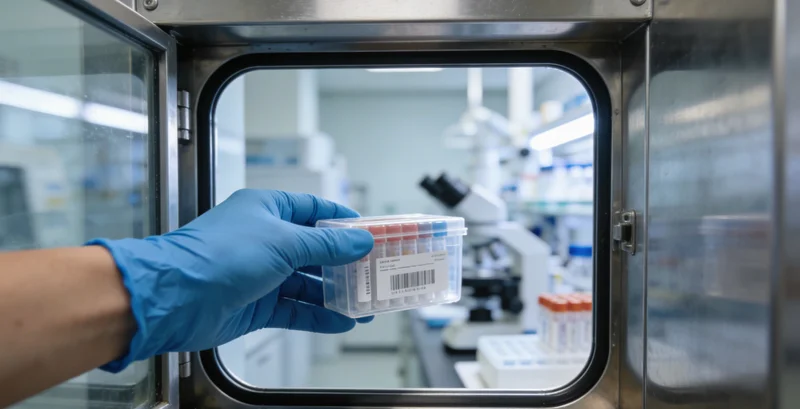 一只手正在查看一份清晰明了的基