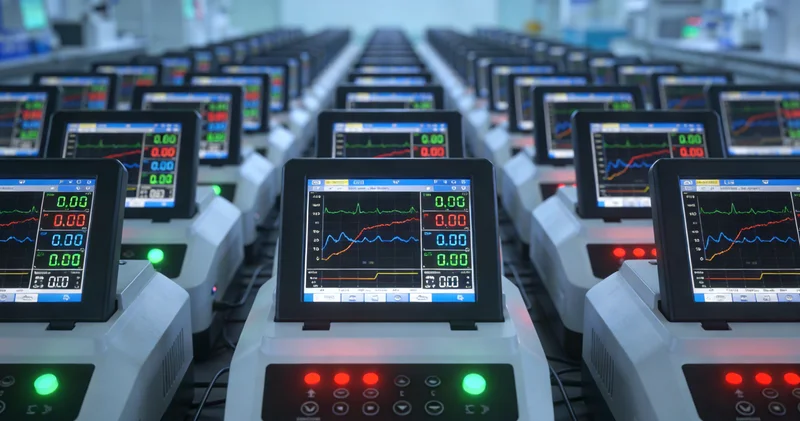 分子诊断实验室内,技术人员正在