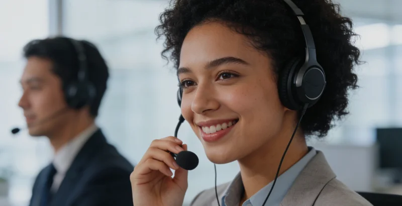 一位穿着工作服的渔民与家人在诊