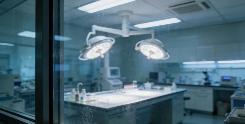 一张对比图，展示本地实验室、医