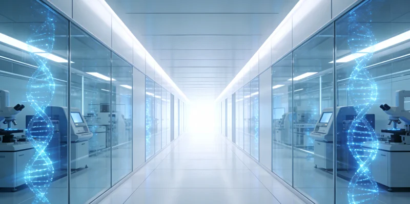 专业人员进行脑脊液样本处理操作