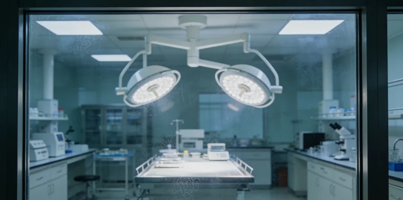 高科技测序仪在运行,背景大屏幕