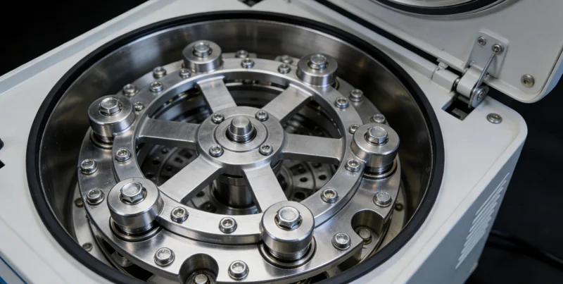 一位医生正在实验室里操作精密的