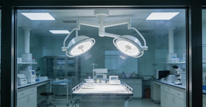 一份专业的基因检测报告被打开,旁边放着眼镜和笔,象征严谨的分析与解读