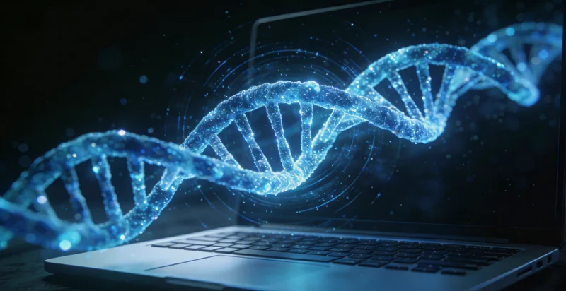 医生在讨论脑部影像与基因检测报告