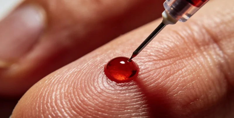 一位专家正在向咨询者面对面解读