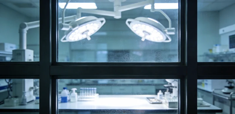 专业基因检测实验室内部工作场景