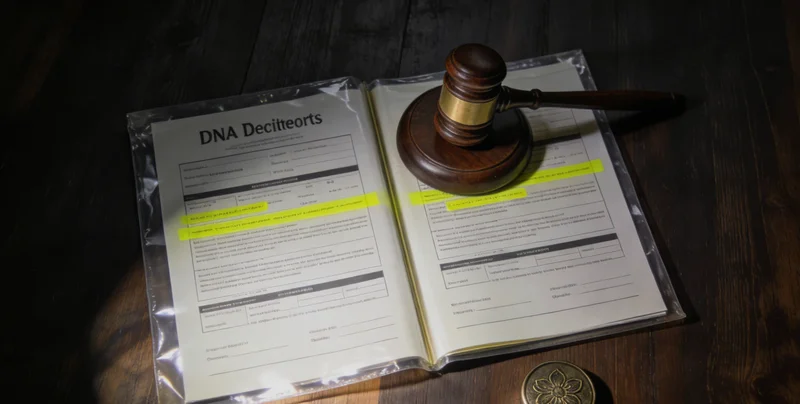 一位中年女性手持健康报告，露出