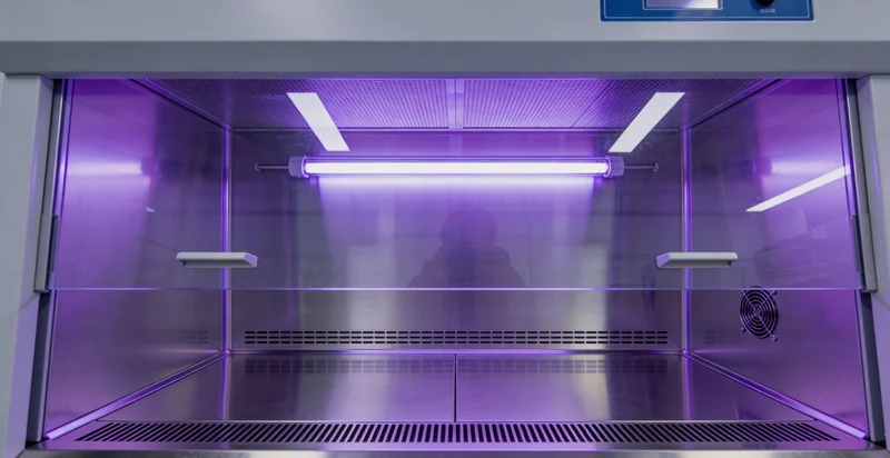 医生与家庭成员沟通检测报告,指