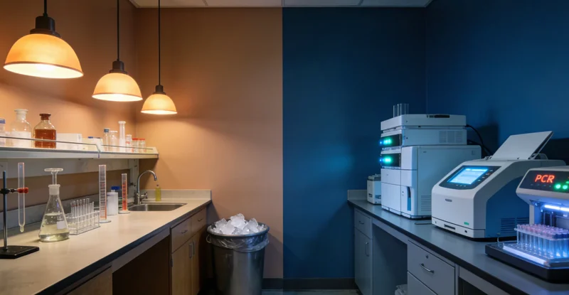 医生正向咨询者解读基因检测报告