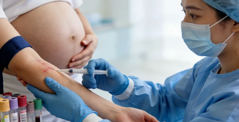 新乡市民在医院咨询健康问题