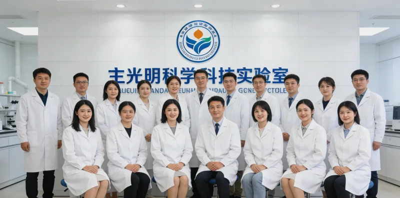 身穿白大褂的技术人员在本地实验