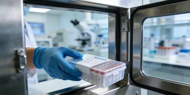 专业的基因检测报告和实验室设备