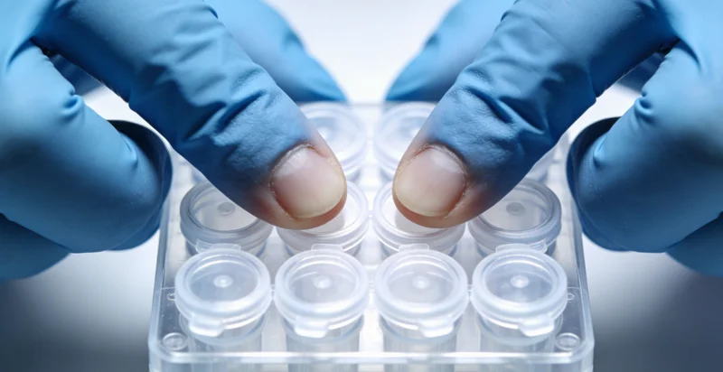 一位中年男士在平凉地标背景下,与家人认真讨论健康报告