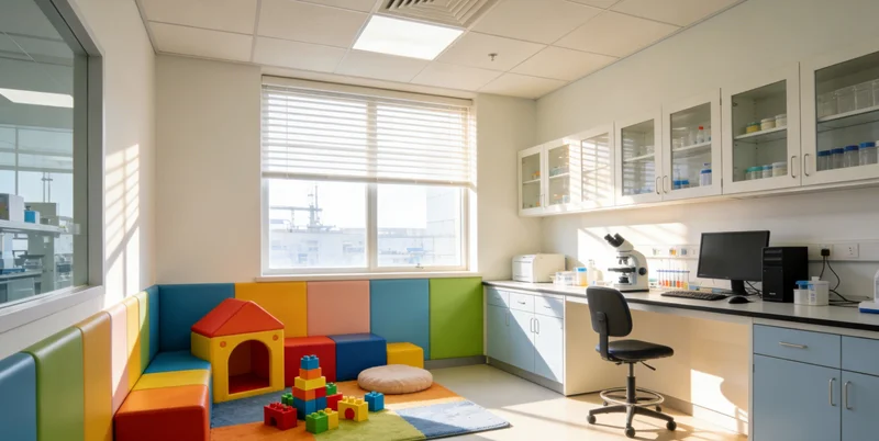 身穿防护服的专业人员正在使用采