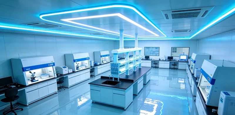 传统培养皿与现代化的基因测序仪