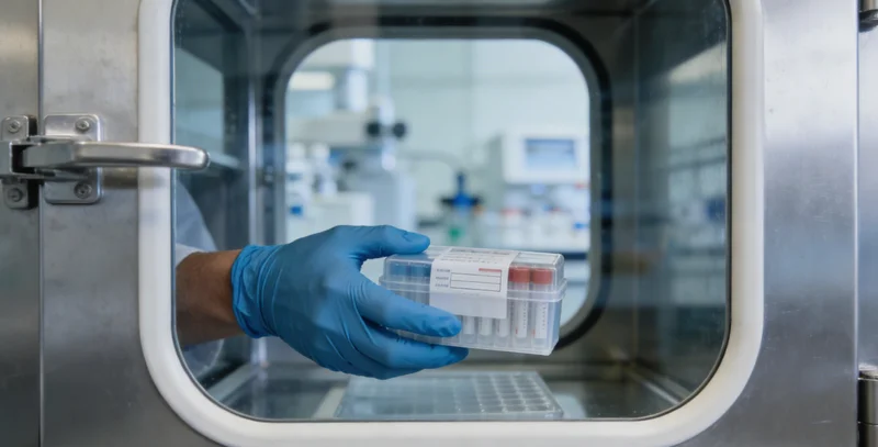 专业医生正在解读脑肿瘤基因检测报告并与患者沟通