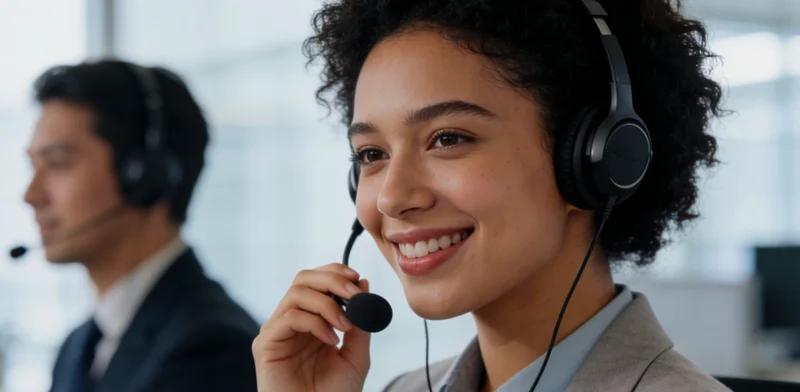 一位康复患者与医护人员交流的温