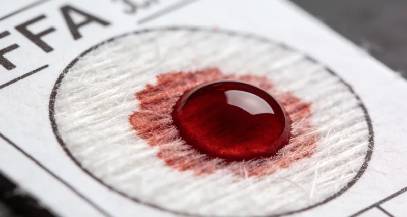 医护人员正在规范采集受检者的鼻