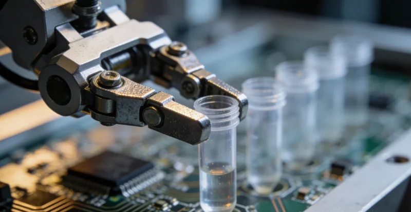 医生在诊室与患者沟通病情,讨论