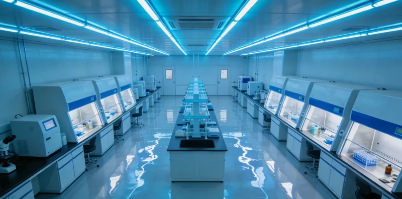 体现基因检测科技感的DNA双螺