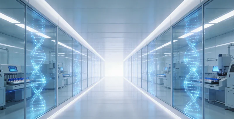 万核基因腹泻检测盒实物图，展示