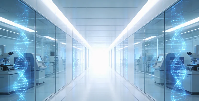 医生在办公室内,正拿着检测报告