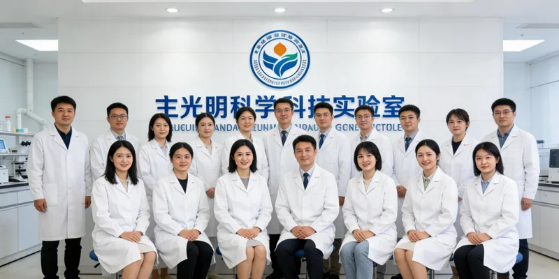 专业基因检测实验室内部工作场景