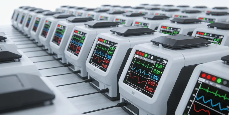 一个放大镜聚焦在写有检测注意事