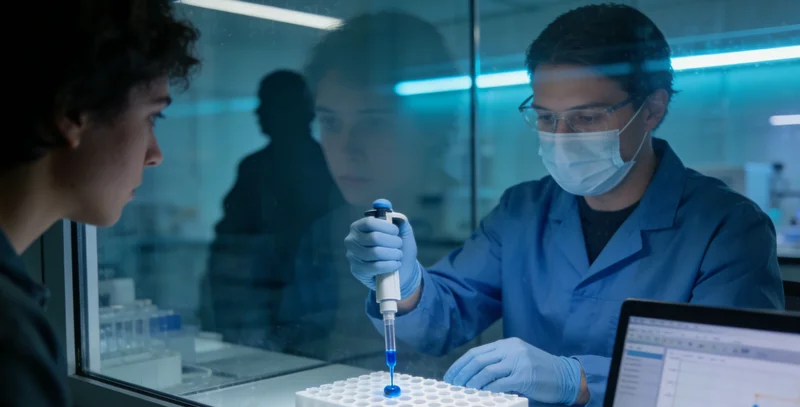 医生为市民解读基因检测报告