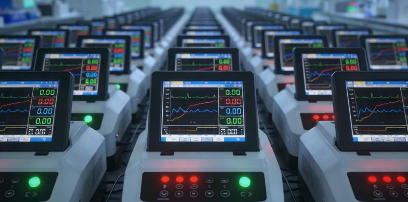 现代化基因检测实验室内部工作场