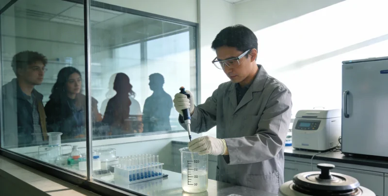 医生与患者讨论基因检测报告的场景