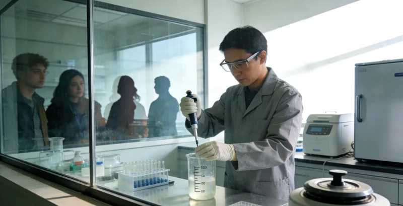 现代医学实验室内部工作环境