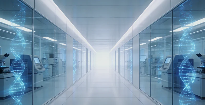 特写镜头展示用于mNGS检测的