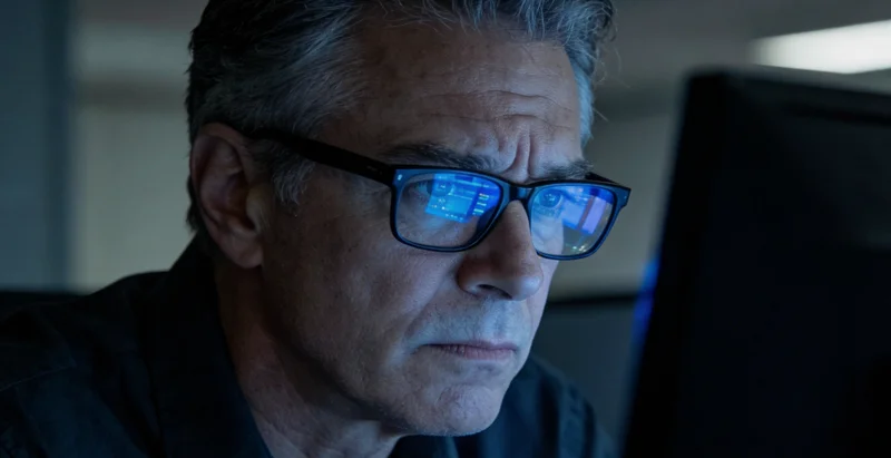 医生在诊室内,向患者详细解释耐