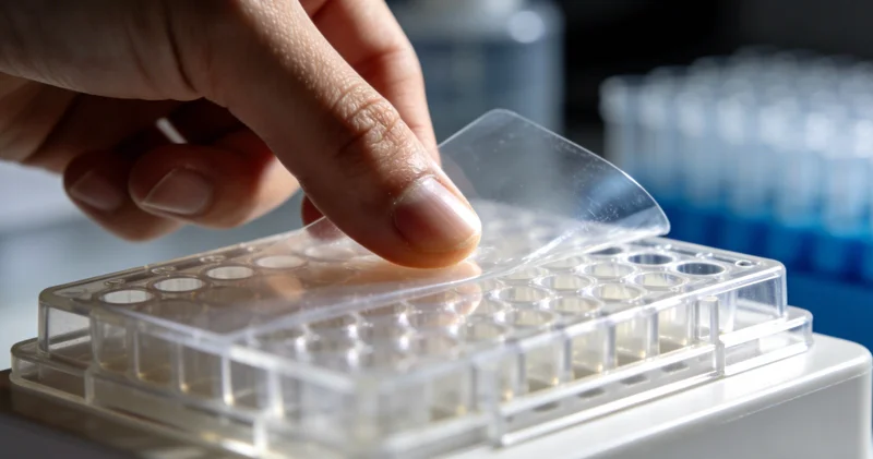 医生正在电脑前分析基因检测报告