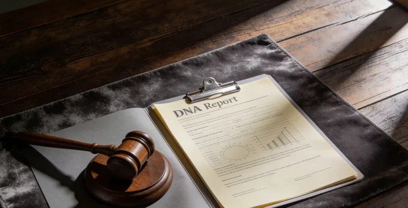 医生在诊室中，正向患者展示并讲