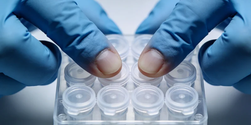 专业人员在解读基因检测报告