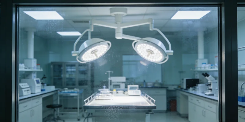 专业人士在办公室内向客户解读基因检测报告